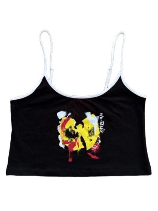 Tops - Adjustable Spaghetti Strap Crop Top